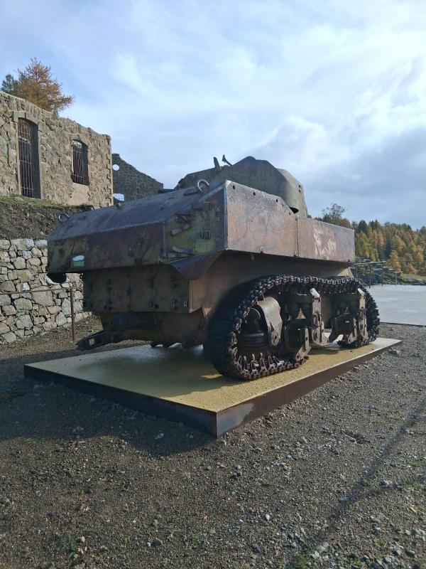 Déplacement d'un char Stuart, patrimoine militaire