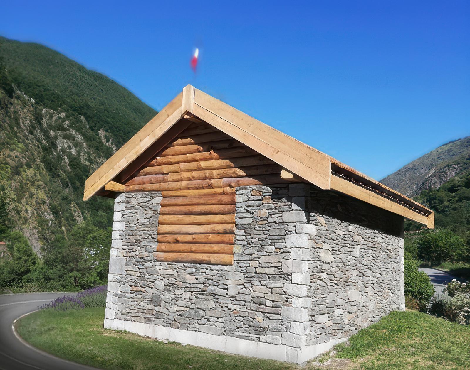 Aménagement du rond-point d'Isola village