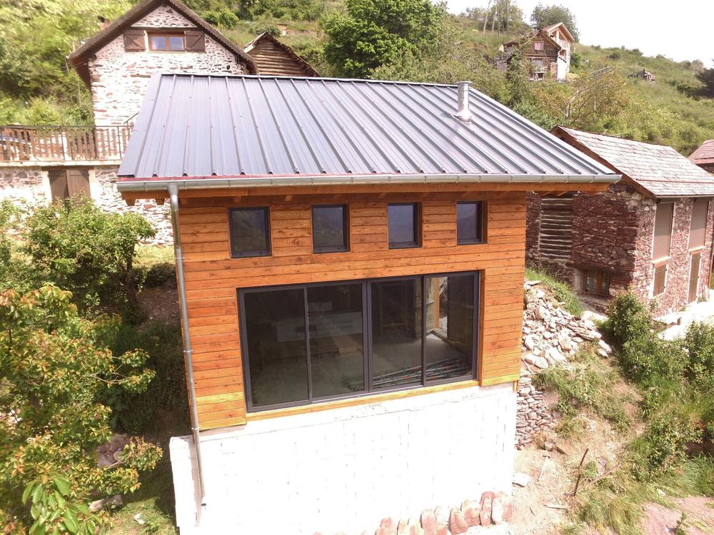 Chalet contemporain bois, Roure