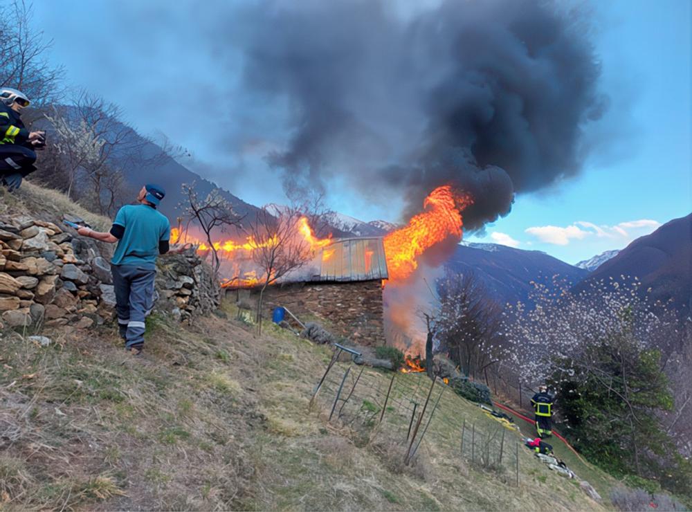 Reconstruction après incendie — vue 1