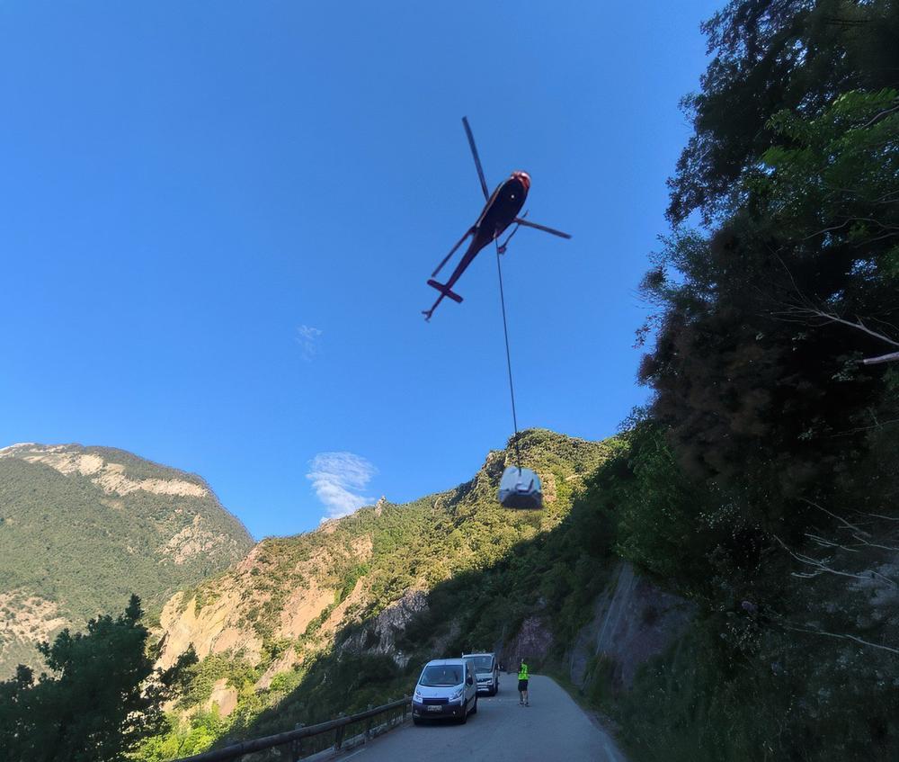 Héliportage en montagne